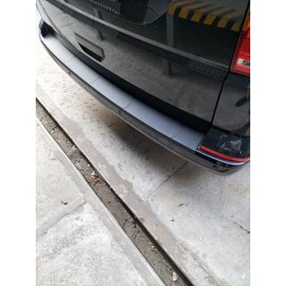 Накладка на задній бампер EuroCap (1 двері, ABS) фото 2