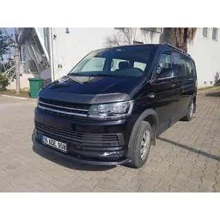 Дефлектор капоту під карбон (EuroCap) Volkswagen T6 2015-2024 рр. фото 3