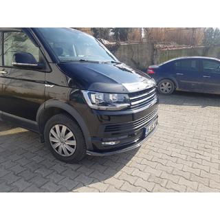Дефлектор капоту під карбон (EuroCap) Volkswagen T6 2015-2024 рр. фото 4