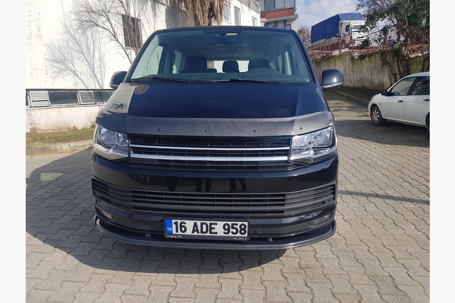 Volkswagen T6 2015-2024 рр. Дефлектор капоту під карбон (EuroCap) Фото 2