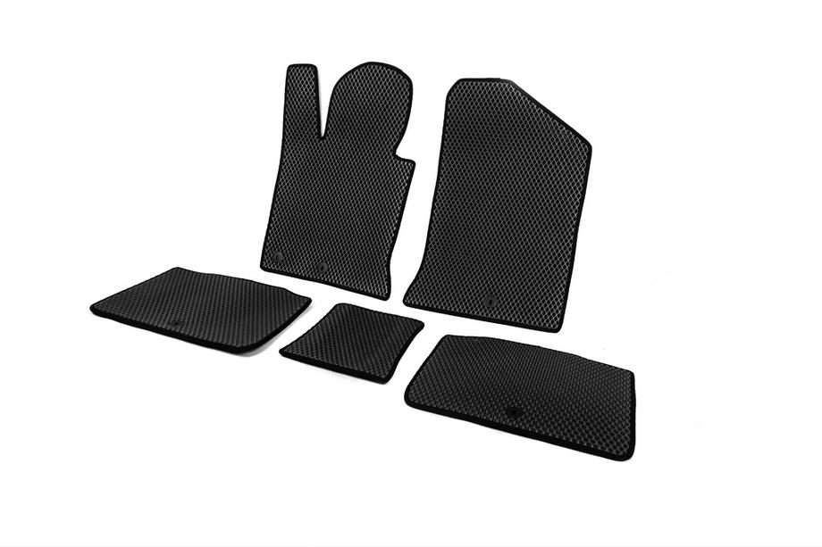 Hyundai Sonata YF 2010-2014 рр. Килимки EVA V1 (чорні) Фото 5