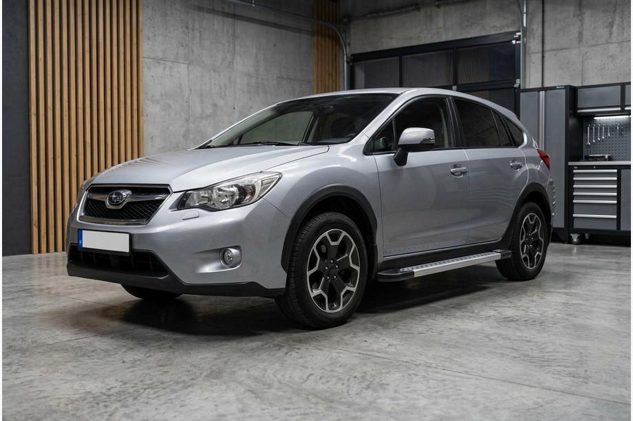 Subaru XV 2011-2017 рр. Бокові пороги New Vision Grey (2 шт., алюміній) Image