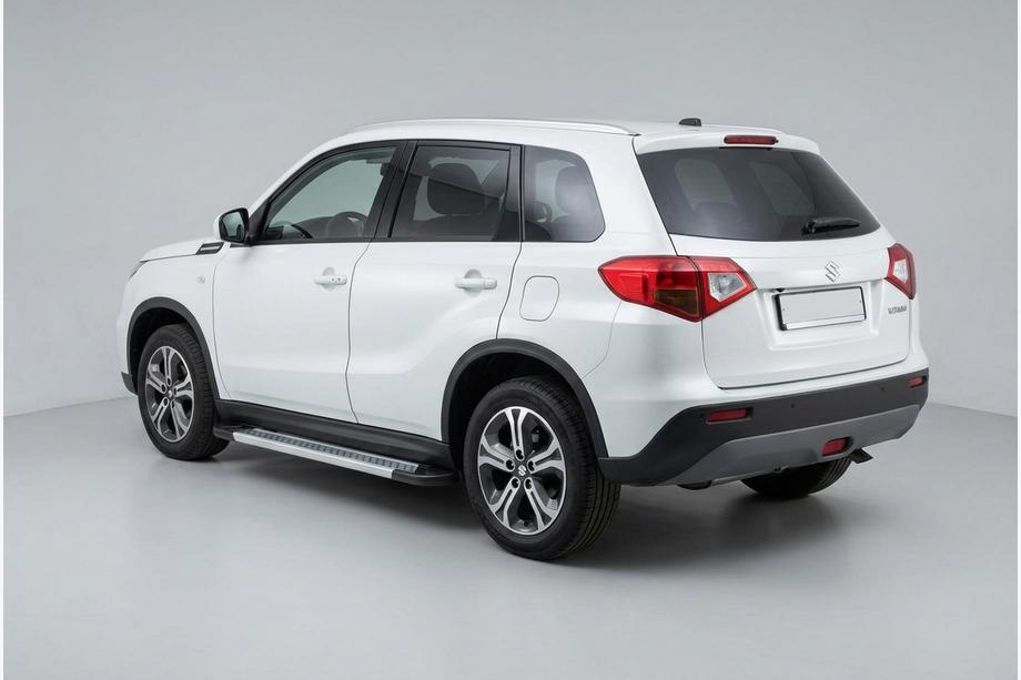 Suzuki Vitara 2015- рр. Бокові пороги New Vision Grey (2 шт., алюміній) Фото 1
