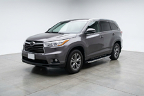 Toyota Highlander 2013-2019 рр. Бокові пороги BlackLine (2 шт., алюміній) фото 1