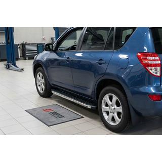 Бокові пороги BlackLine (2 шт., алюміній) Toyota Rav 4 2006-2013 рр. фото 1