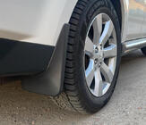 Mitsubishi Outlander 2006-2012 рр. Бризковики Premium під широкий поріг (4 шт) фото 1