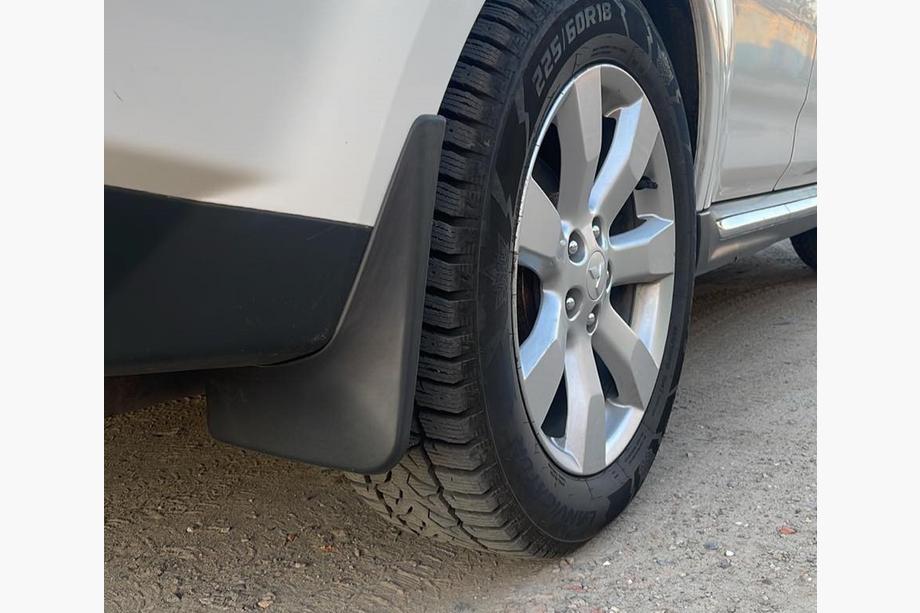 Mitsubishi Outlander 2006-2012 рр. Бризковики Premium під широкий поріг (4 шт) Image