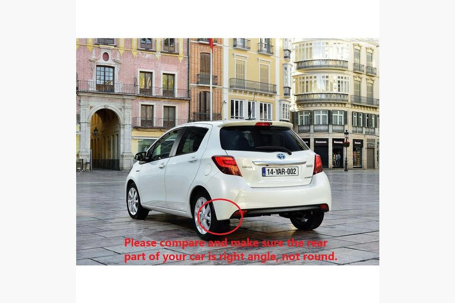 Toyota Yaris 2010-2020 рр. Бризковики Premium 2014-2017 (для HB, 4 шт) Фото 3