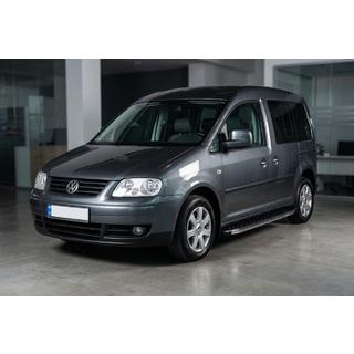 Бокові пороги BlackLine (2 шт., алюміній) Volkswagen Caddy 2004-2010 рр. фото 1