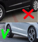 Mercedes GLE/ML сlass W166 2011-2018 рр. Передні бризковики для ML/GLE W166 без бічних підніжок (пороги AMG) фото 2