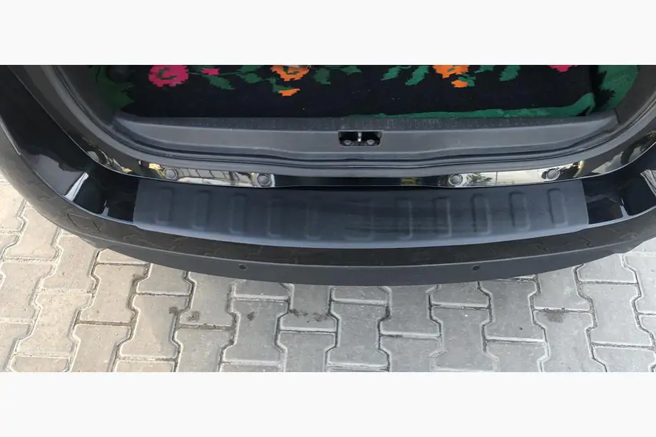 Renault Scenic/Grand 2009-2016 рр. Накладка на задній бампер DDU (для Grand, ABS)