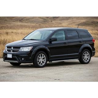 Бокові пороги BlackLine (2 шт., алюміній) Dodge Journey 2008-2020 рр. фото 1