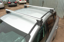 Mitsubishi L200 2006-2015 рр. Перемички на гладку дах (2 шт, Asaf V4) фото 8