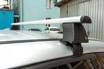 Toyota Avensis 2003-2009 рр. Перемички на гладку дах (2 шт, Asaf V4) фото 9