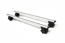 Mitsubishi L200 2015-2024 рр. Перемички на гладку дах (2 шт, Asaf V4) фото 20