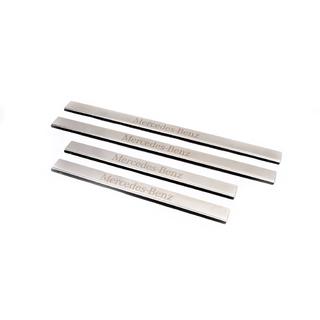 Накладки на дверні пороги Carmos (4 шт, нерж.) фото 2