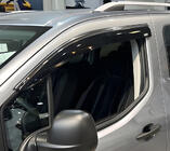 Citroen Berlingo/Multispace 2019- рр. Вітровики з хромованим молдингом (2 шт, Niken) фото 2