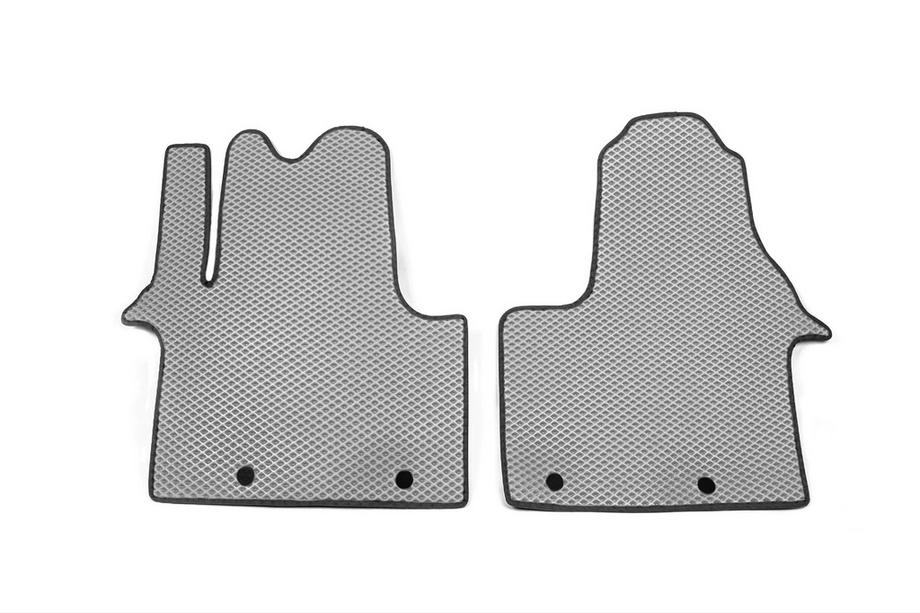 Fiat Talento 2016- рр. Килимки (2 шт, EVA, сірі) Image