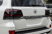 Toyota Land Cruiser 200 2007-2021 рр. Задні ліхтарі 2016-2021 (Sequential Red) фото 1