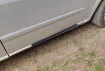 Накладки на пороги EuroCap (2 шт, ABS) фото 7