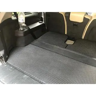 Килимок багажника з 3 частин (EVA, чорний) Volvo XC90 2002-2014 рр. фото 2