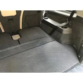 Килимок багажника з 3 частин (EVA, чорний) Volvo XC90 2002-2014 рр. фото 3