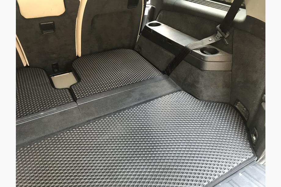 Volvo XC90 2002-2014 рр. Килимок багажника з 3 частин (EVA, чорний) Фото 3