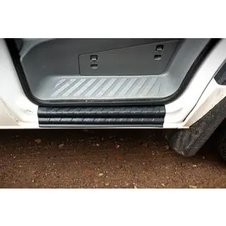 Накладки на пороги EuroCap (2 шт, ABS) Volkswagen Crafter 2006-2016 рр. фото 1