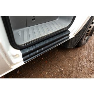 Накладки на пороги EuroCap (2 шт, ABS) фото 2