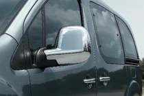 Citroen Berlingo/Multispace 2018- рр. Накладки на дзеркала (2 шт, пласт) фото 1
