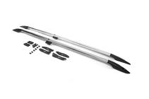 Toyota Land Cruiser 200 2007-2021 рр. Рейлінги турецька дизайн (Хром, 2 шт) фото 1