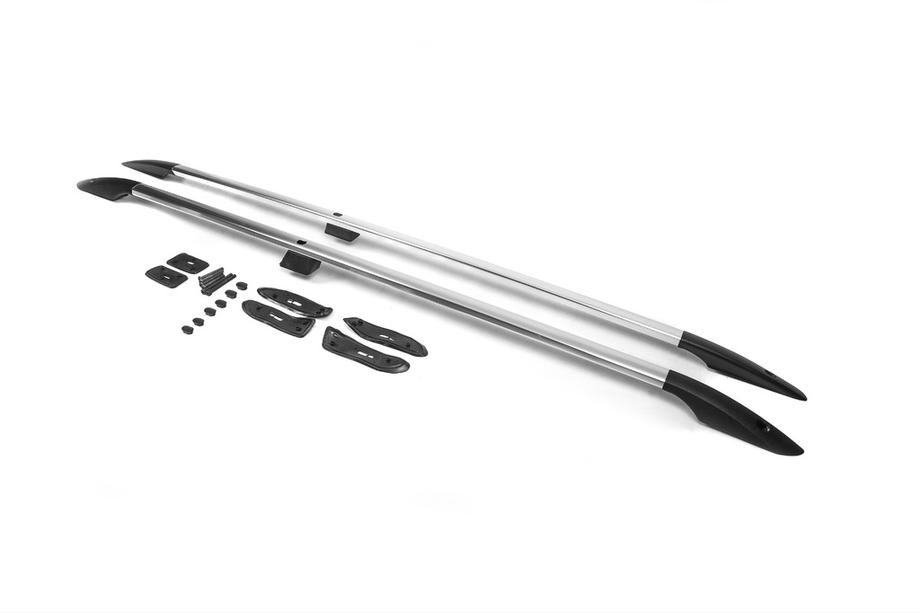 Toyota Land Cruiser 200 2007-2021 рр. Рейлінги турецька дизайн (Хром, 2 шт) Image