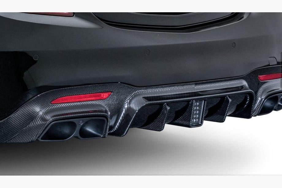 Mercedes S-class W222 2013-2022 рр. Комплект обвісів BRB (чорний, 2018+) Фото 17