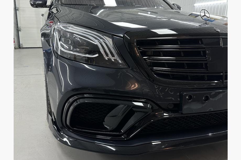 Mercedes S-class W222 2013-2022 рр. Комплект обвісів BRB (чорний, 2018+) Фото 33