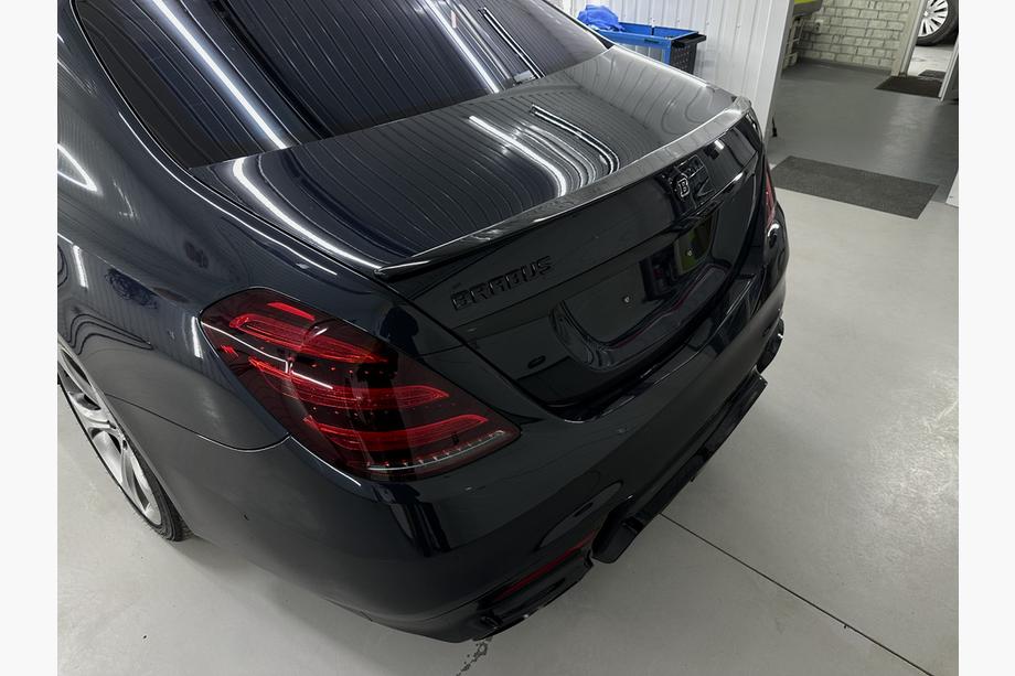 Mercedes S-class W222 2013-2022 рр. Комплект обвісів BRB (чорний, 2018+) Фото 37