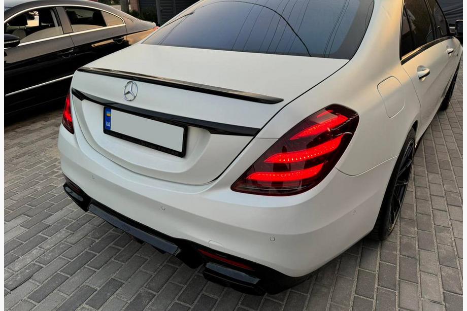 Mercedes S-class W222 2013-2022 рр. Комплект обвісів BRB (чорний, 2018+) Фото 9