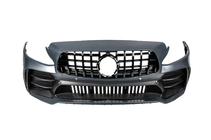 Mercedes C-сlass W205 2014-2021 рр. Комплект обвісів з повним заднім бампером (дизайн Black Mamba C63GT) фото 18