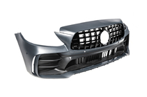 Mercedes C-сlass W205 2014-2021 рр. Комплект обвісів з повним заднім бампером (дизайн Black Mamba C63GT) фото 21