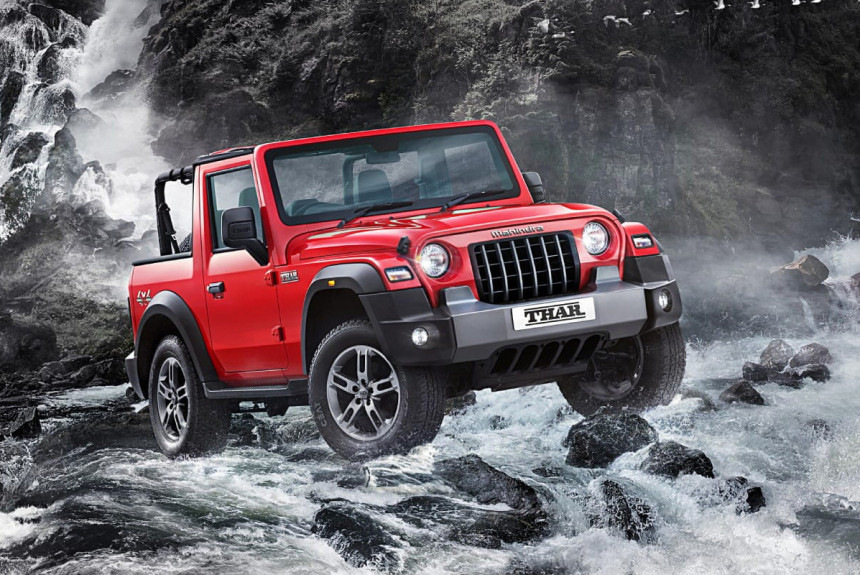 Індійський позашляховик Mahindra Thar підкорює внутрішній ринок