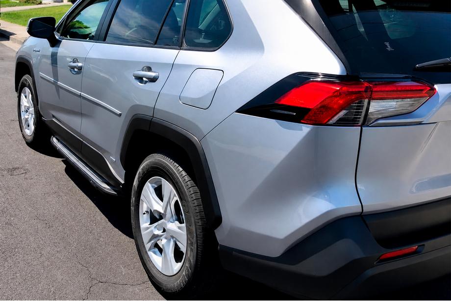 Toyota Rav 4 2019-2025 рр. Бокові пороги OEM V2B (2 шт, алюміній) Фото 8