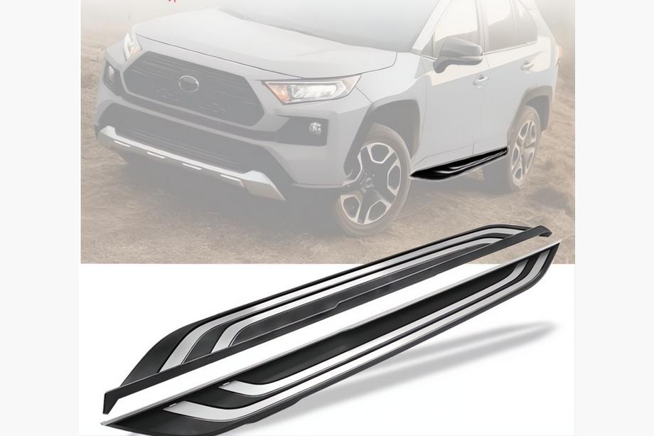 Toyota Rav 4 2019-2025 рр. Бокові пороги OEM V2B (2 шт, алюміній) Фото 9