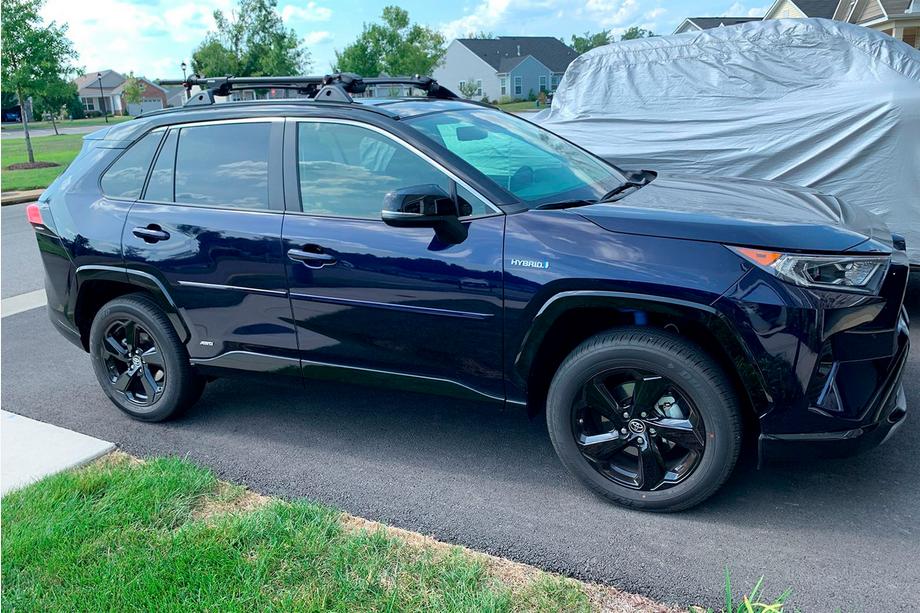 Toyota Rav 4 2019-2025 рр. Поперечки ОЕМ під інтегровані рейлінги (2 шт) Фото 3
