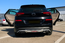 Hyundai Tucson TL 2016-2021 рр. Передня і задня накладки 2019+ (2 шт) фото 2