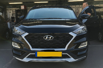 Hyundai Tucson TL 2016-2021 рр. Передня і задня накладки 2019+ (2 шт) фото 4