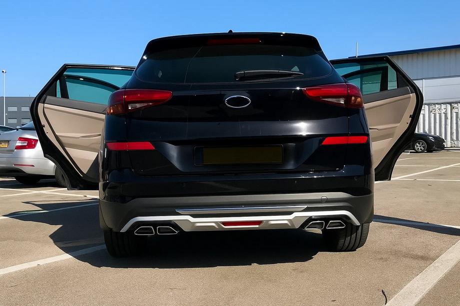 Hyundai Tucson TL 2016-2021 рр. Передня і задня накладки 2019+ (2 шт) Фото 2