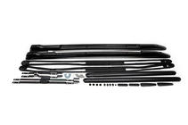 Lexus LX570/450d 2008-2022 рр. Рейлінги з перемичками Чорні (Exclusive, 2 шт) фото 6