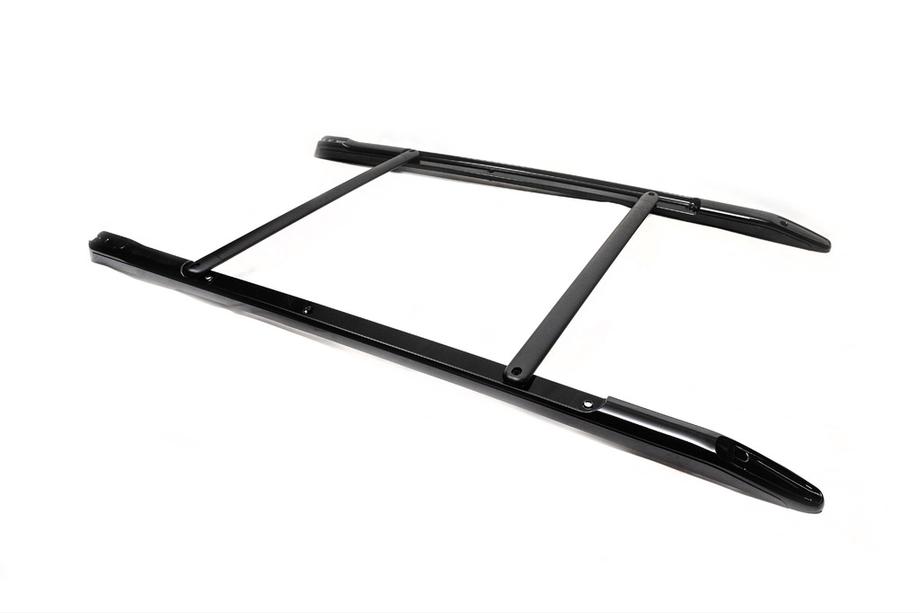 Lexus LX570/450d 2008-2022 рр. Рейлінги з перемичками Чорні (Exclusive, 2 шт) Image