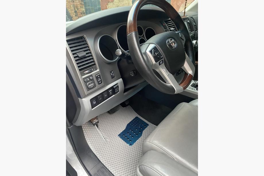 Toyota Sequoia 2007-2022 рр. Поліуретанові килимки 3 ряди (EVA, сірі) Фото 3