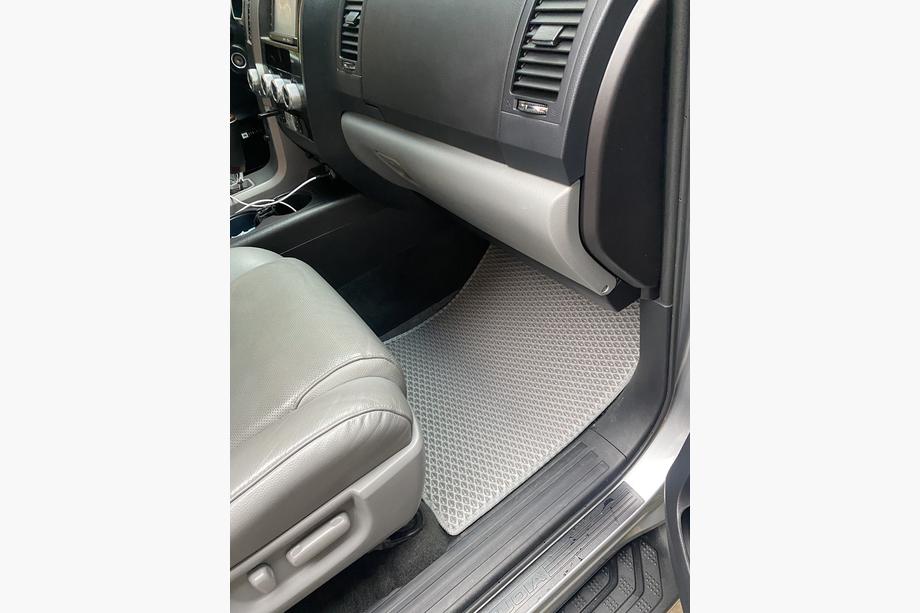 Toyota Sequoia 2007-2022 рр. Поліуретанові килимки 3 ряди (EVA, сірі) Фото 5