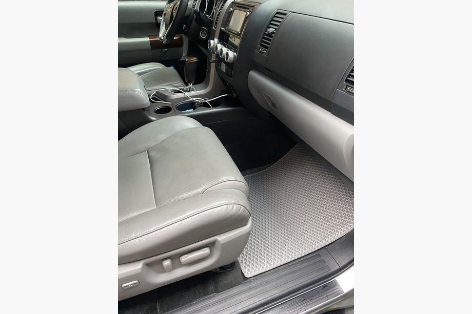 Toyota Sequoia 2007-2022 рр. Поліуретанові килимки 3 ряди (EVA, сірі) Фото 6